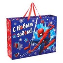 Пакет ламинат "С Новым годом!", 40х31х11 см, Человек-Паук   4334221 4334221