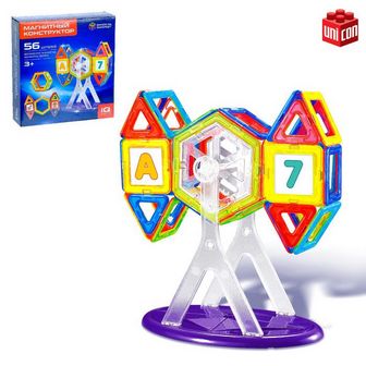 Магнитный конструктор "Magical Magnet", 56 деталей, №SL-01479A   3568168 SL-01479A