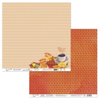 Бумага для скрапбукинга "Mr.Painter. Сны листопада"   190 г/кв.м  30.5 x 30.5 см  . 1 PSR 190502