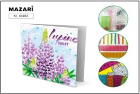 Алмазная мозаика "Открытка своими руками. LUPINE" 15х15 см, ОПП-упаковка M-10483