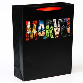 Пакет подарочный "MARVEL", Мстители, 31х40х11,5 см   7153508 7153508    