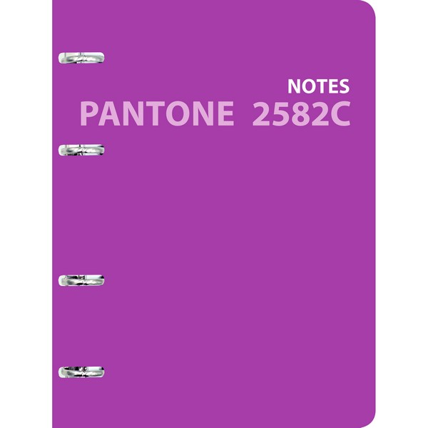 Тетрадь 120л. кл., на кольцах  "Pantone line. No. 7" обл.- мел.картон 500г. Мат.лам,пант.печать выб.лак.Съем.бл,70г. Кв.корешок, Эксмо ПБЛ1205009