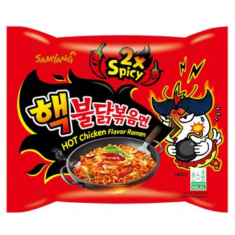 Лапша Samyang "ХОТ ЧИКЕН РАМЕН" ОЧЕНЬ острая со вкусом курицы 140 гр (40) 01370 