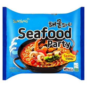 Лапша Samyang "СИФУД ПАТИ РАМЕН" со вкусом морепродуктов 125 гр (20) 02053 