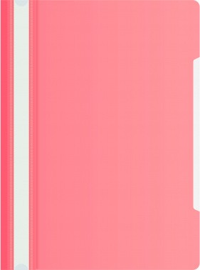 Скоросшиватель пластиковый 120/160 мкм., розовый, Бюрократ -PS20PINK