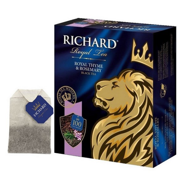 Чай Richard Royal Thyme&Rosemary черный, 100 пак 13938 972462