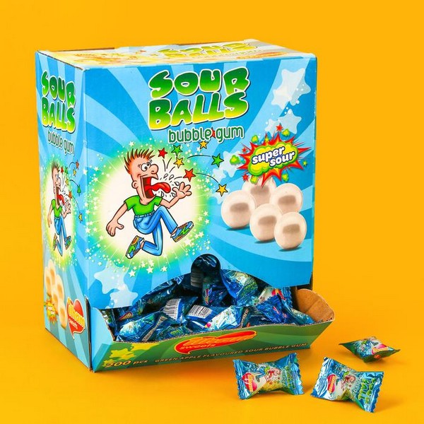 Жевательная резинка кислая SOUR BALL, 3,5 г 10048416 10048416   