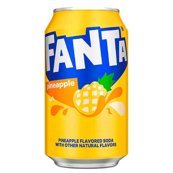 Газ. Напиток Fanta Pineapple\Ананас 0,355л США 