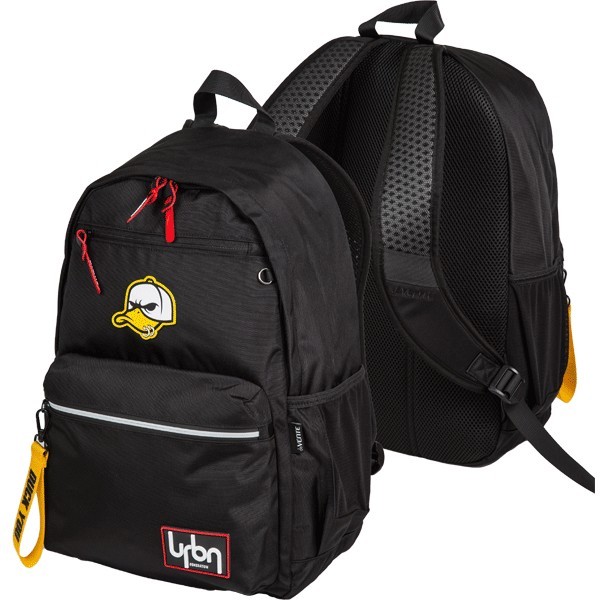 Рюкзак "deVENTE. Duck" подростковый 44x31x20 см (19 л) 650 г, текстильный, 1 отделение на молнии с уплотненным отделением для ноутбука до 15 дюймов и книг, 2 передних кармана на молнии, 2 боковых кармана сеточкой, вентилируемая спинка и уплотненные лямки 7032484