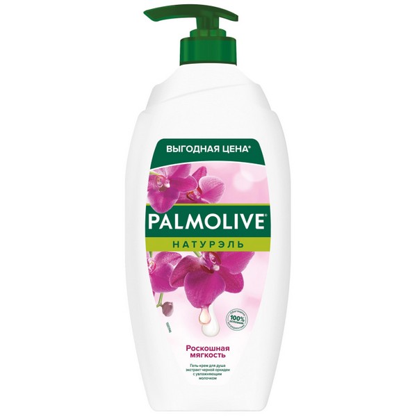 Крем-гель для душа Palmolive Черная Орхидея и Увлажняющее Молочко 750мл 1354613