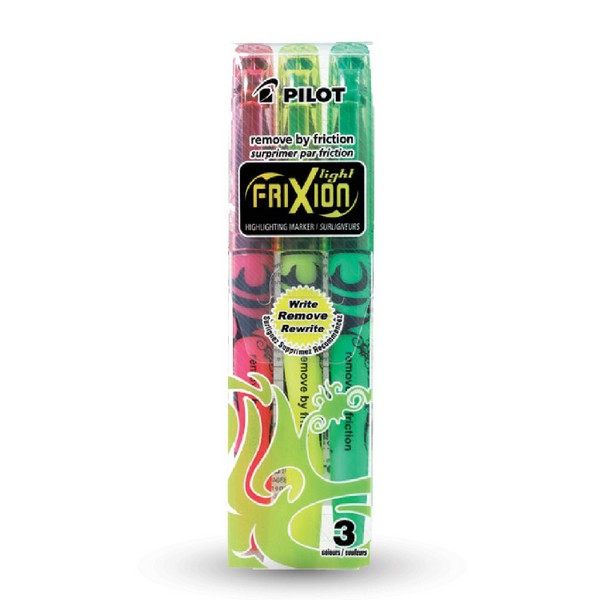 Набор текстовыделителей 3 цв. PILOT Frixion Light Soft  SW-FL-S3