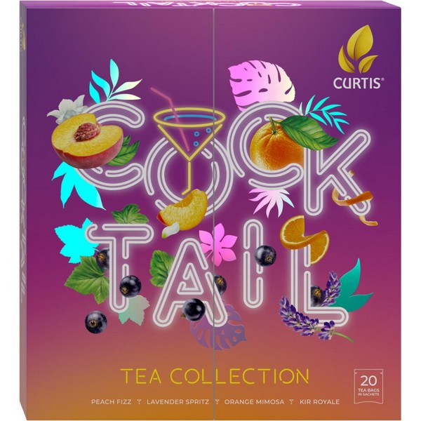 Чай Curtis Cocktail Tea Collection. Фиолетовый ассорти, 20 пак (30759) (нг) 2129521