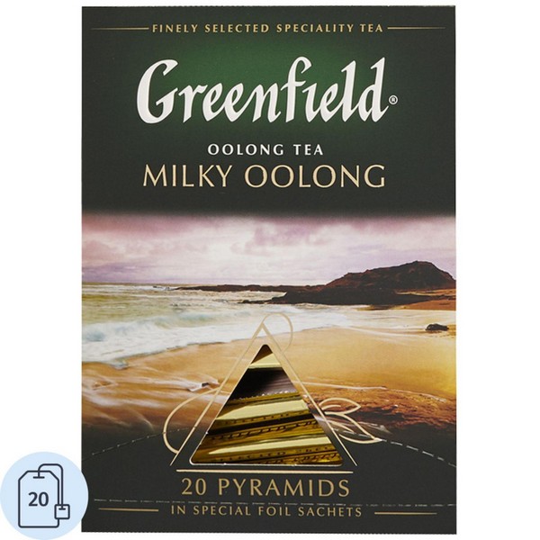 Чай Greenfield Milky Oolong зел. пирамидки фольгир. 20 пак 264305