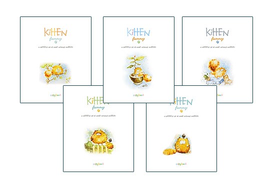 Тетрадь 48л. кл., обл. мелов., по сериям "Мимишные коты", КТС-Про (10/80) С9299-02