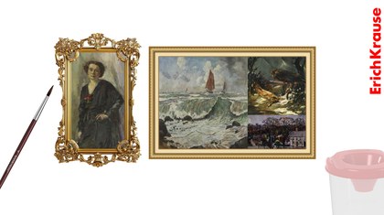 Портрет и картины художника Эриха Краузе