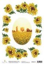 Декупажная карта "Подсолнухи 2" 21*30 см HY501151