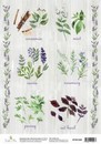 Декупажная карта "Прованские травы 2" 21*30 см HY501209