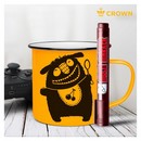 Маркер перманентный Crown "Multi Marker" коричневый, пулевидный, 3мм 