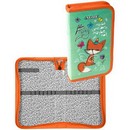Пенал одностворчатый прямоугольный 20,5x12 см, deVENTE. Foxy на молнии, картон с конгревным тиснением 7015201