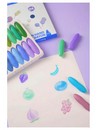 Мелки восковые 12цв. Y-Plus PEANUT PASTEL в картонной упаковке CR200100 