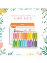 Мелки восковые 24цв. Y-Plus PEANUT PASTEL в картонной упаковке CR200200