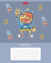 Тетрадь 24л. лин., обл. мелов., "Freaky friends", Хатбер, (10/180) 24Т5В2