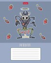 Тетрадь 24л. лин., обл. мелов., "Freaky friends", Хатбер, (10/180) 24Т5В2