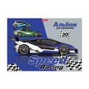 Альбом для рисования 30л. "Speed Racing", клеевое скрепление, ErichKrause (32) 49835