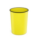 Корзина для бумаг литая 13.5л желтая, Neon Solid ErichKrause 58081