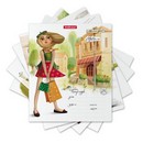 Тетрадь 24л. кл., обл. мелов., "Девочки-красавицы" ассорти, ErichKrause (10/160) 54195
