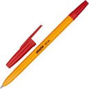Ручка шариковая неавтоматическая Attache Economy оранж.корп. крас 1113840