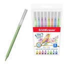 Фломастеры 8цв. "Easy Washable Pastel", пастельные, ErichKrause (12/240) 56085