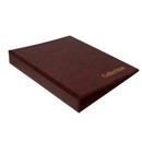 Альбом для монет на кольцах Calligrata Оптима 230*265мм, к/з коричневый 7151137 7151137    