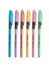 Ручка шариковая Flexoffice Maxxie, 0.5 мм, с масляными чернилами, синяя, корпус ассорти (25/1200) FO-GELB035 MIX BLUE