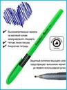 Ручка шариковая Flexoffice Maxxie Neon, 0.5 мм, с масляными чернилами, синяя, корпус ассорти (25/1200) FO-GELB035N MIX BLUE