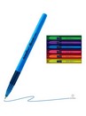 Ручка шариковая Flexoffice Maxxie Neon, 0.5 мм, с масляными чернилами, синяя, корпус ассорти (25/1200) FO-GELB035N MIX BLUE