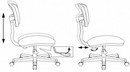 Кресло детское Бюрократ CH-W299 салатовый TW-03A TW-18 сетка/ткань крестов. пластик пластик белый CH-W299/SD/TW-18 1121965