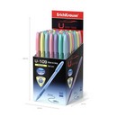 Ручка шариковая ErichKrause U-109 Pastel Stick&Grip Ultra Glide Technology, синяя, 1.0 мм 58111