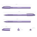 Ручка шариковая ErichKrause U-109 Pastel Stick&Grip Ultra Glide Technology, синяя, 1.0 мм 58111