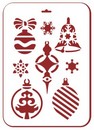 Трафарет пластиковый 22х31см, Трафарет Дизайн НГП-51