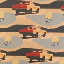 Бумага упаковочная крафтовая «Car», 50 ? 70 см 7315950 7315950    