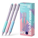 Ручка шар. ErichKrause® ErgoLine® Kids Stick&Grip Pastel 0.5, Ultra Glide Technology, цвет  чернил синий 62037