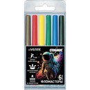 Фломастеры 6 цв. "deVENTE. Cosmic" с вентилируемым колпачком, в пластиковом блистере 5080424