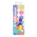 Краски акв. 12цв., ErichKrause Jolly Friends Pastel, в пластиковой коробке с европодвесом 61370