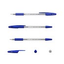 Набор из 8 ручек шариковых ErichKrause R-301 Stick&Grip Classic 1.0, цвет чернил синий (в пакете) 56617