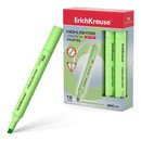 Текстмаркер ErichKrause Visioline V-17 Pastel, цвет чернил зеленый (в коробке по 12 шт.) 56020