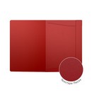 Папка на резинках пластиковая ErichKrause Matt Classic, A4, красный (в пакете по 4 шт.) 53324