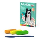 Пластилин мягкий восковой ErichKrause Baby 10 цветов со стеком, 130 г (в коробке 10 шт) 61327