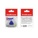 Ластик с пластиковым держателем (с центровкой) ErichKrause SmartWay® Triangle (в пакете с европодвесом) (в коробке по 24 шт.) 45551