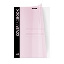 Тетрадь фА4 48л. кл., с пластиковой обложкой, ErichKrause CoverProBook Pastel, розовый 048045254-55230